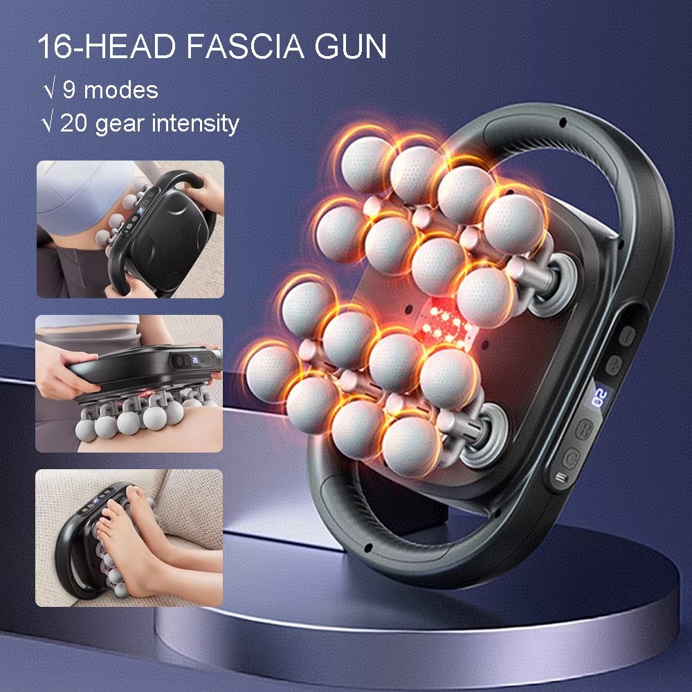 Massage Gun - Pistola de massagem com vibração de