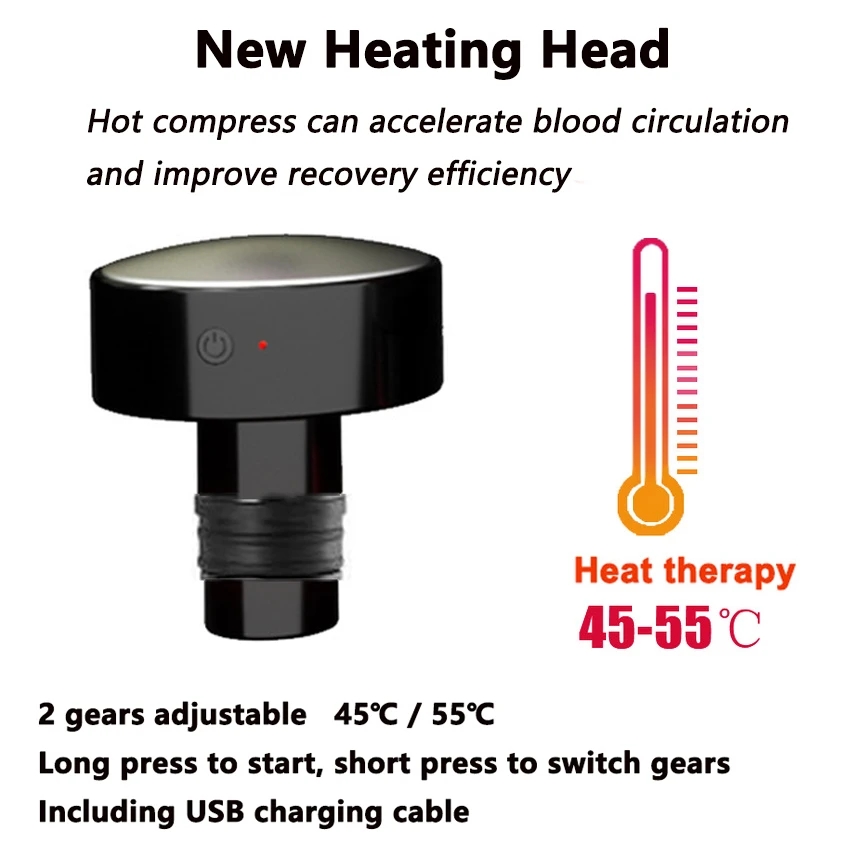 Heat Fascia arma massagem cabe - Massage Gun avaliação e preço