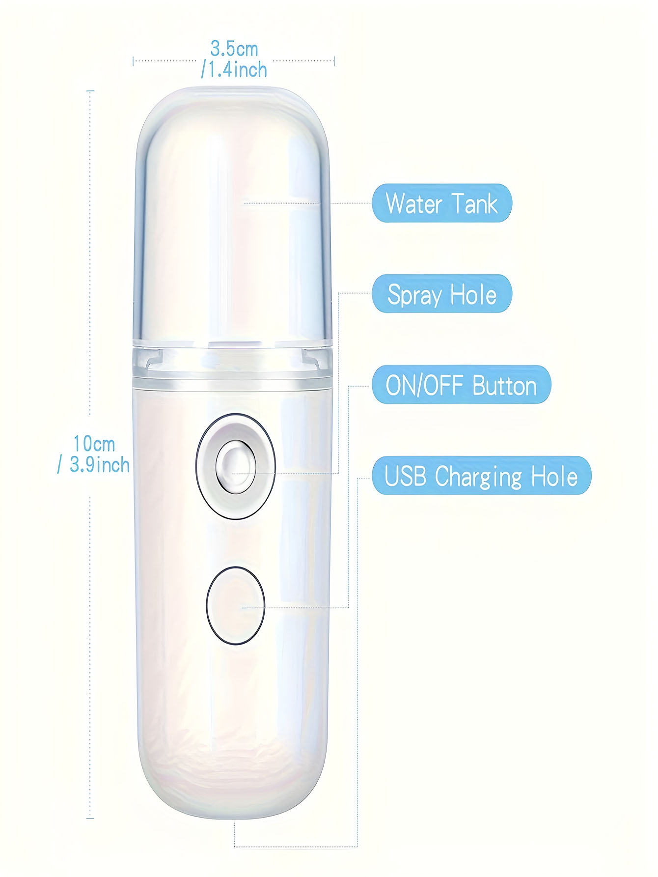 Usb névoa pulverizador facial  - Face Steamer avaliação e preço